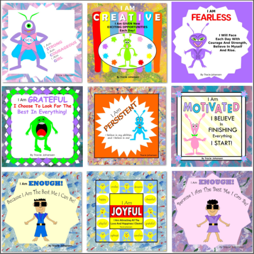 I am positive kids story book bundle