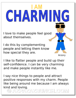 I am charming cute stickers and posters