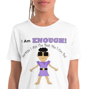 I am enough girls t-shirt