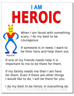 I am heroic, i am a hero