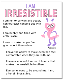 I am irresistible printable poster