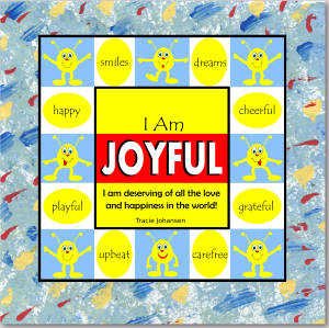 live your life with joy, be joyous, kids story book