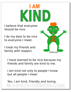 I am kind, be kind