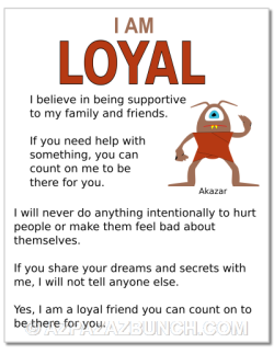 I am loyal, printable stickers and poster