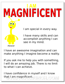 I am magnificent poster