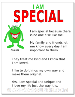 I am special poster