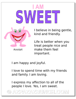 I am sweet poster