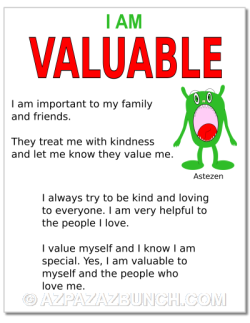 I am valuable poster