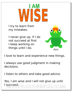 I am wise poster