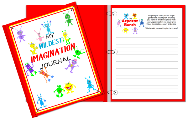 free wildest imagination journal for kids