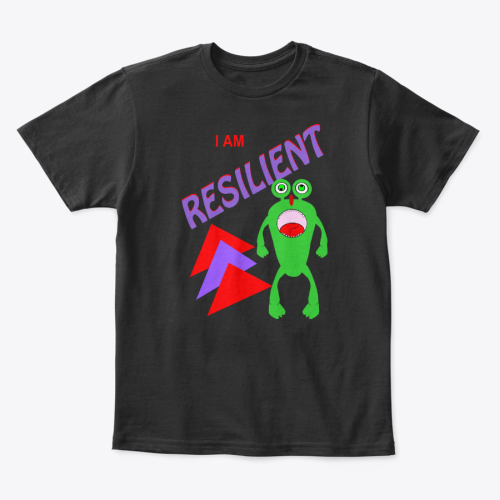 I Am Resilient Kids Positive Character T-Shirt
