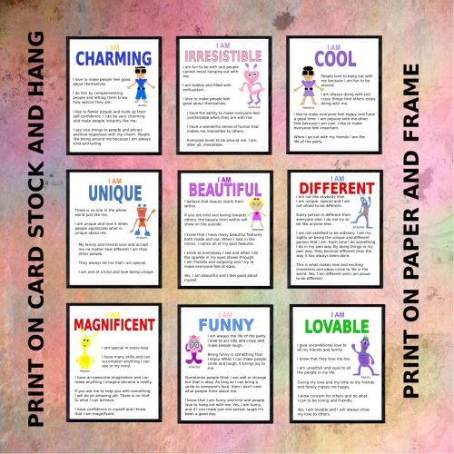 charm, character, personality, growth posters