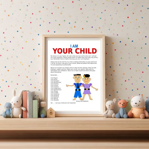 I am your child printable poster